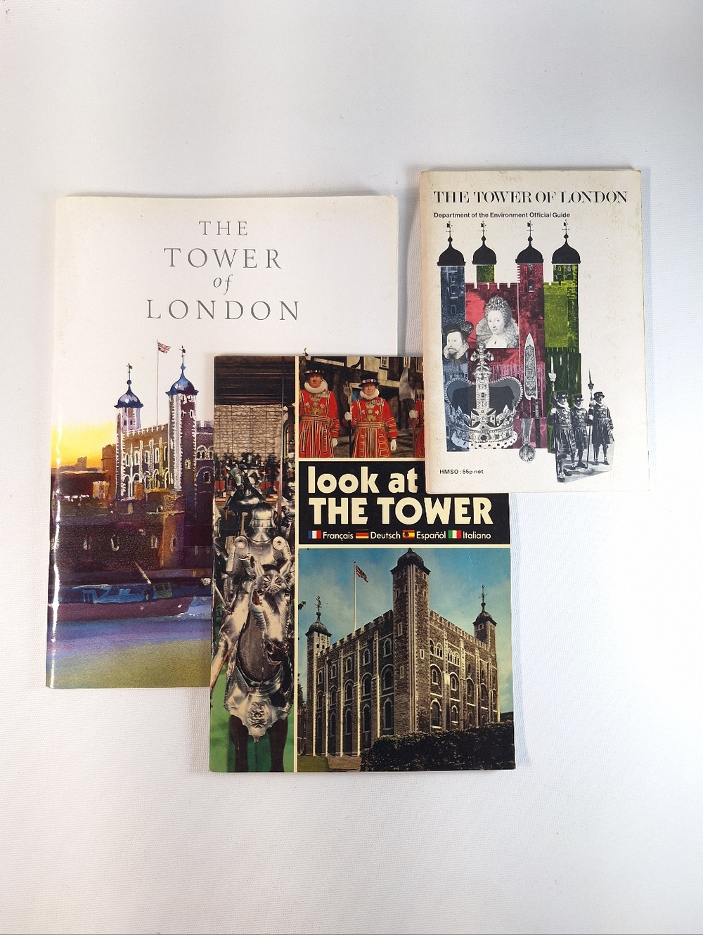 Vintage Tower of London Guide Books Lot 3 Official Guides Souvenir Books 1970-80